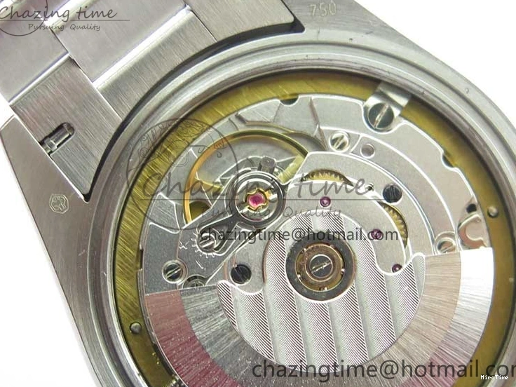 MiroTime 0128 Day-Date 36mm 128239 SS Crystal BP Best Edition White MOP Crystal Marker Dial on SS President Bracelet A MoistureWicking 2682